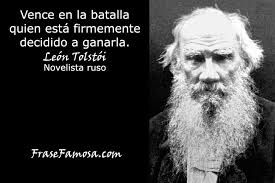 Tolstoi frase batalla