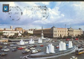 Pza Colón 1979 postal retocada