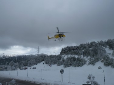 Helicóptero nieve